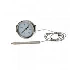 Термометр аналоговый для Печей  и Барбекю от 0 до 500° , диаметр с корпусом 59мм,  длинна щупа 1200м