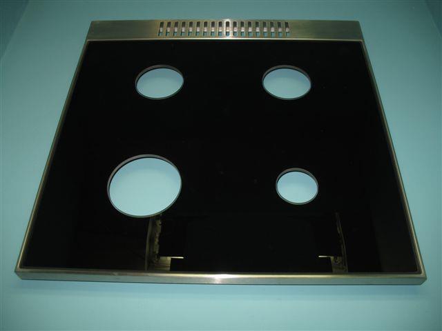 Ceramic plate sub-unit inox