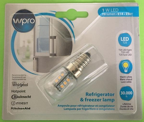 Лампочка LED для холодильника E14 1W 70Lumen 220V 30000H