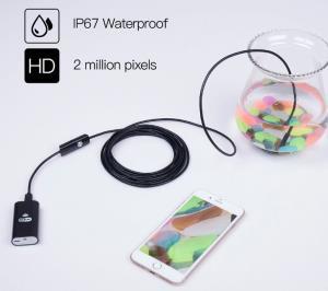 Эндоскопы iOS android WIFI 2 метра 8мм мягкий